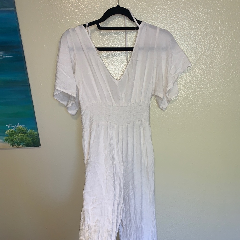 White jumpsuit